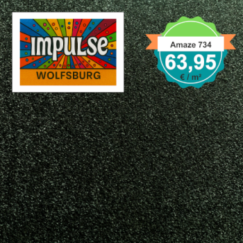 Jab Velours Amaze 734 in grpn, hier mit Preisangabe